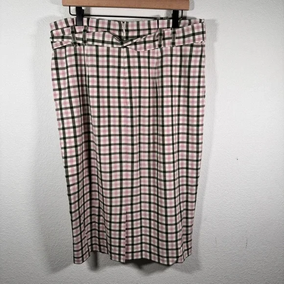 Ann‎ Taylor Plaid Paperbag Pencil Skirt - Picture 3 of 8